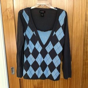 Argyle sweater